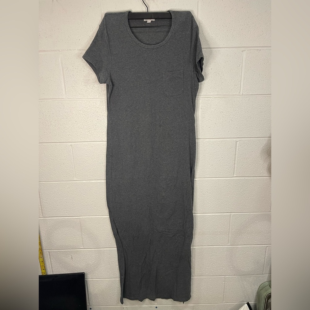 James Perse Gray Midi Dress